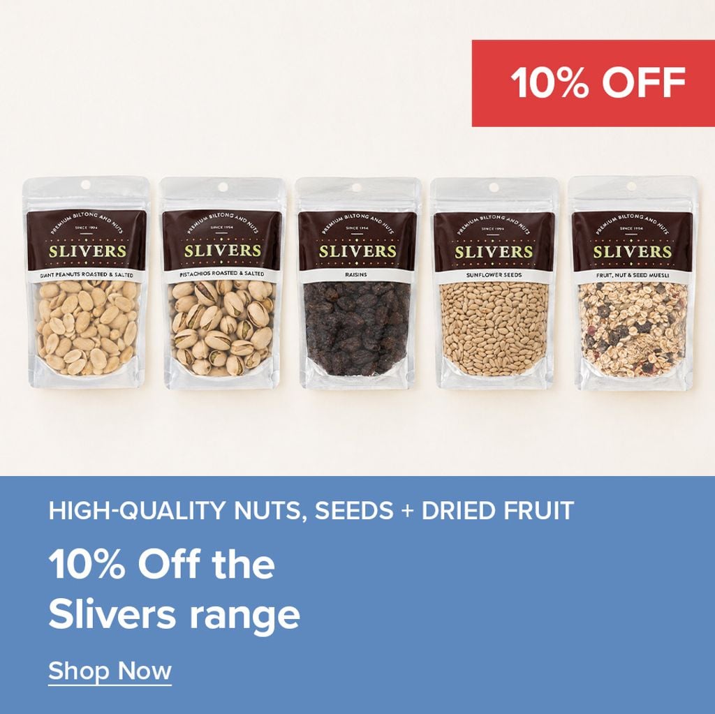 10% Off Slivers Range